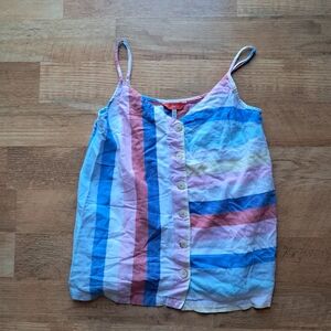 Joules Rainbow Stripe Tank Top